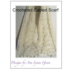 Crocheted Cabled Scarf