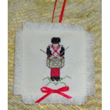 Drummer Boy Cross Stitch Ornament Kit